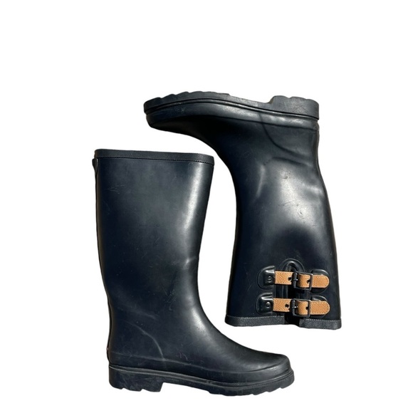 Chooka Women’s Tall Black Rain Rubber Boots Size 9 - Picture 6 of 9